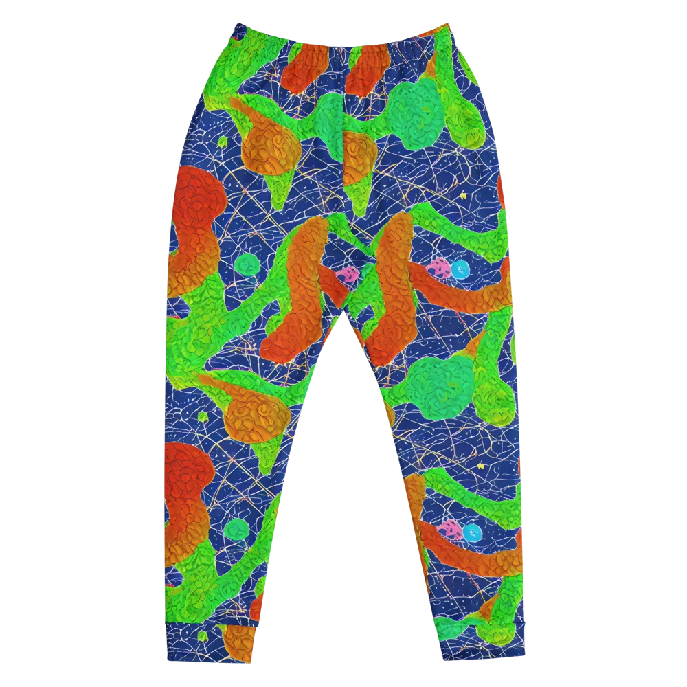 Lime Inferno on Men's Joggers — Front