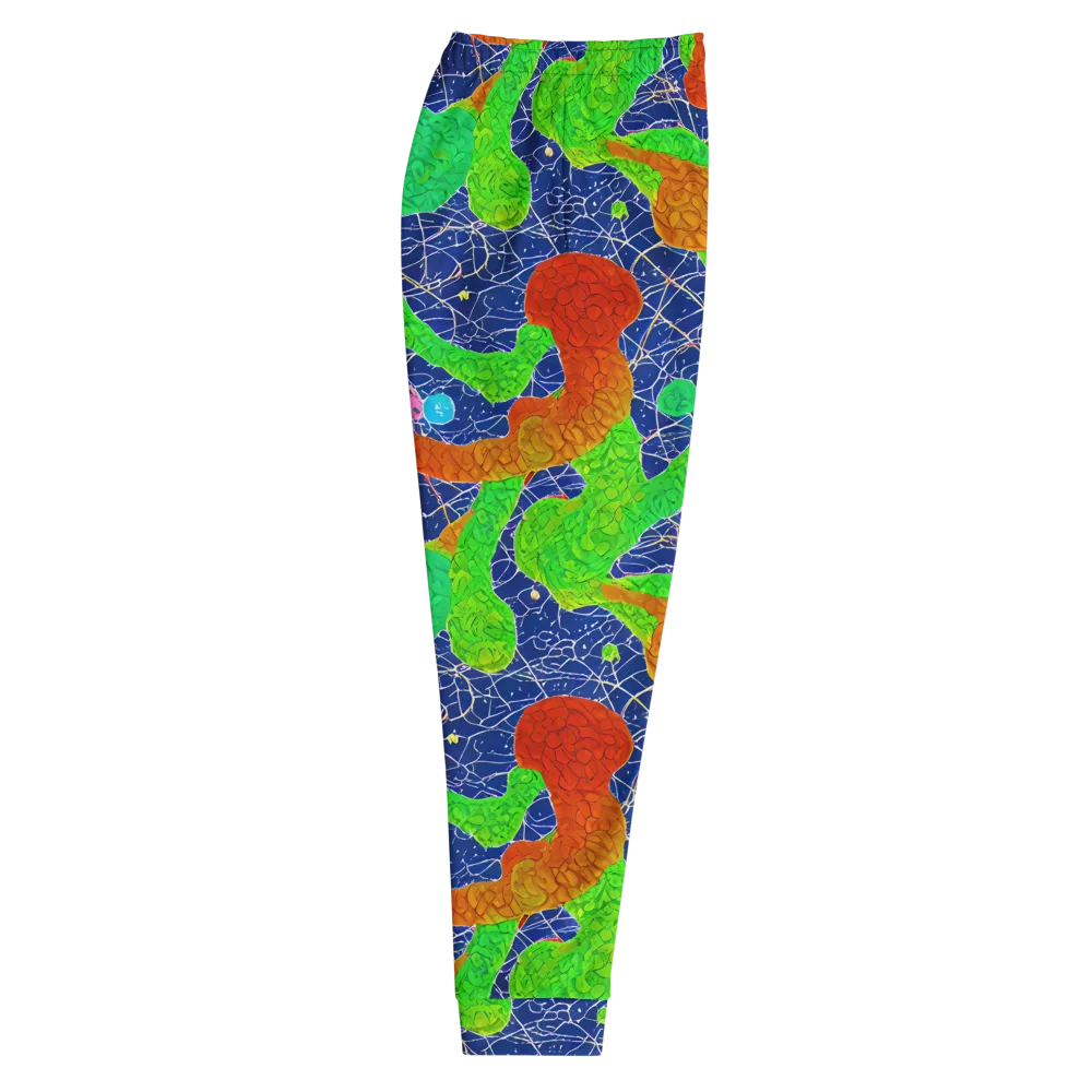 Lime Inferno on Men's Joggers — Right