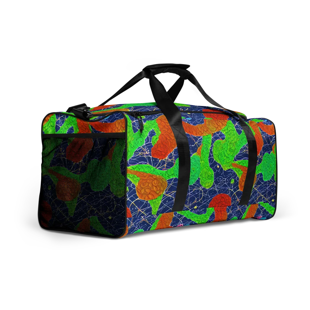 Lime Inferno on Duffle Bag — Right Front