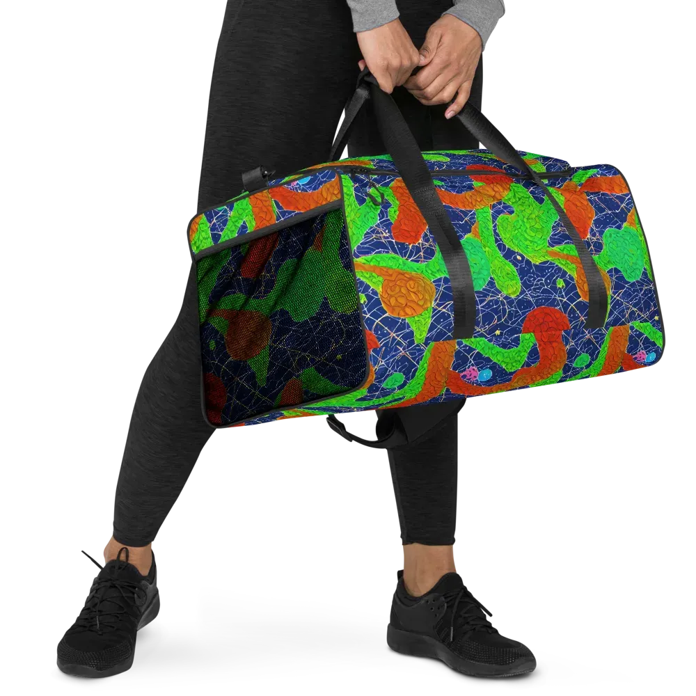 Lime Inferno on Duffle Bag — Right Front
