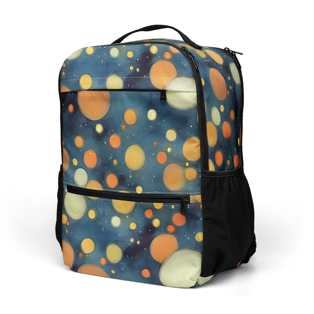 Midnight Orbs on Utility Backpack — Left Front