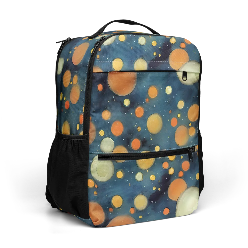 Midnight Orbs on Utility Backpack — Right Front