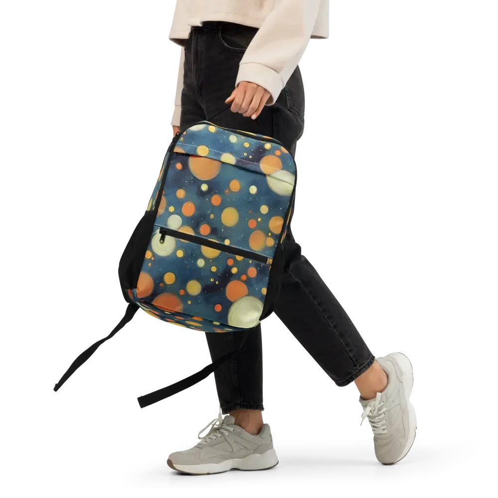 Midnight Orbs on Utility Backpack — Front