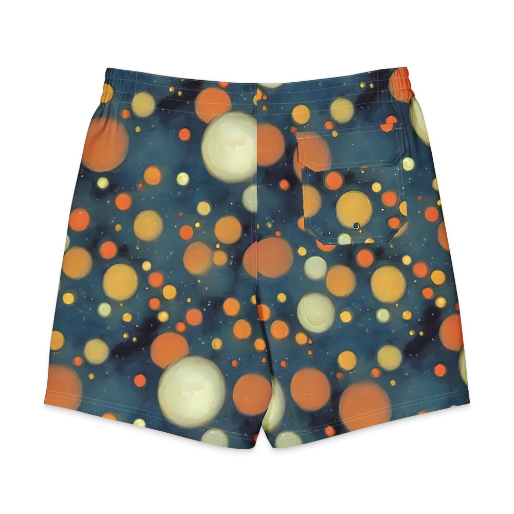 Midnight Orbs on Men's Board Shorts — Back