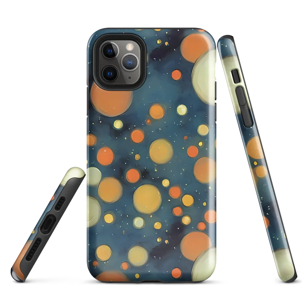 Midnight Orbs on Tough Case for iPhone® — Front