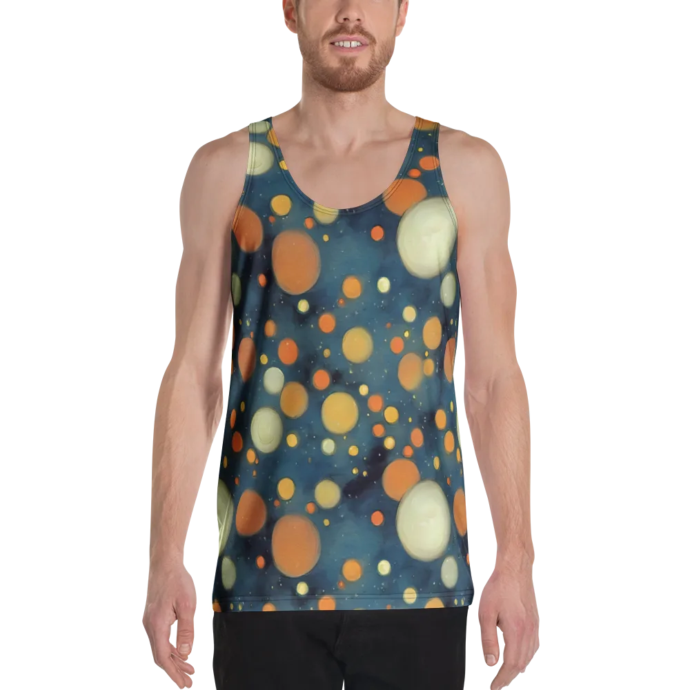 Midnight Orbs on Men's Tank Top — Front