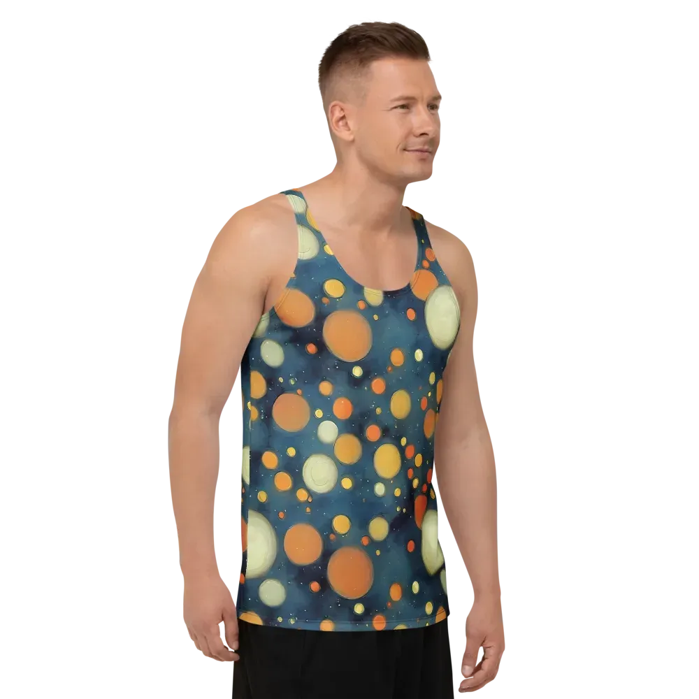 Midnight Orbs on Men's Tank Top — Right Front
