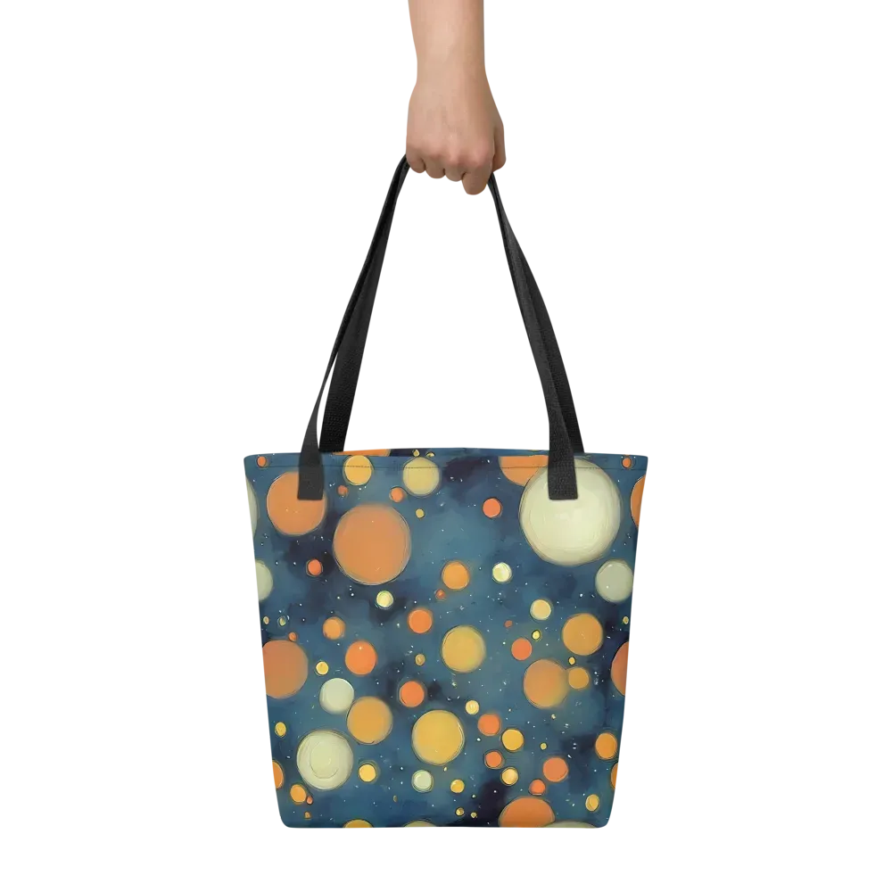 Midnight Orbs on Tote Bag — Front