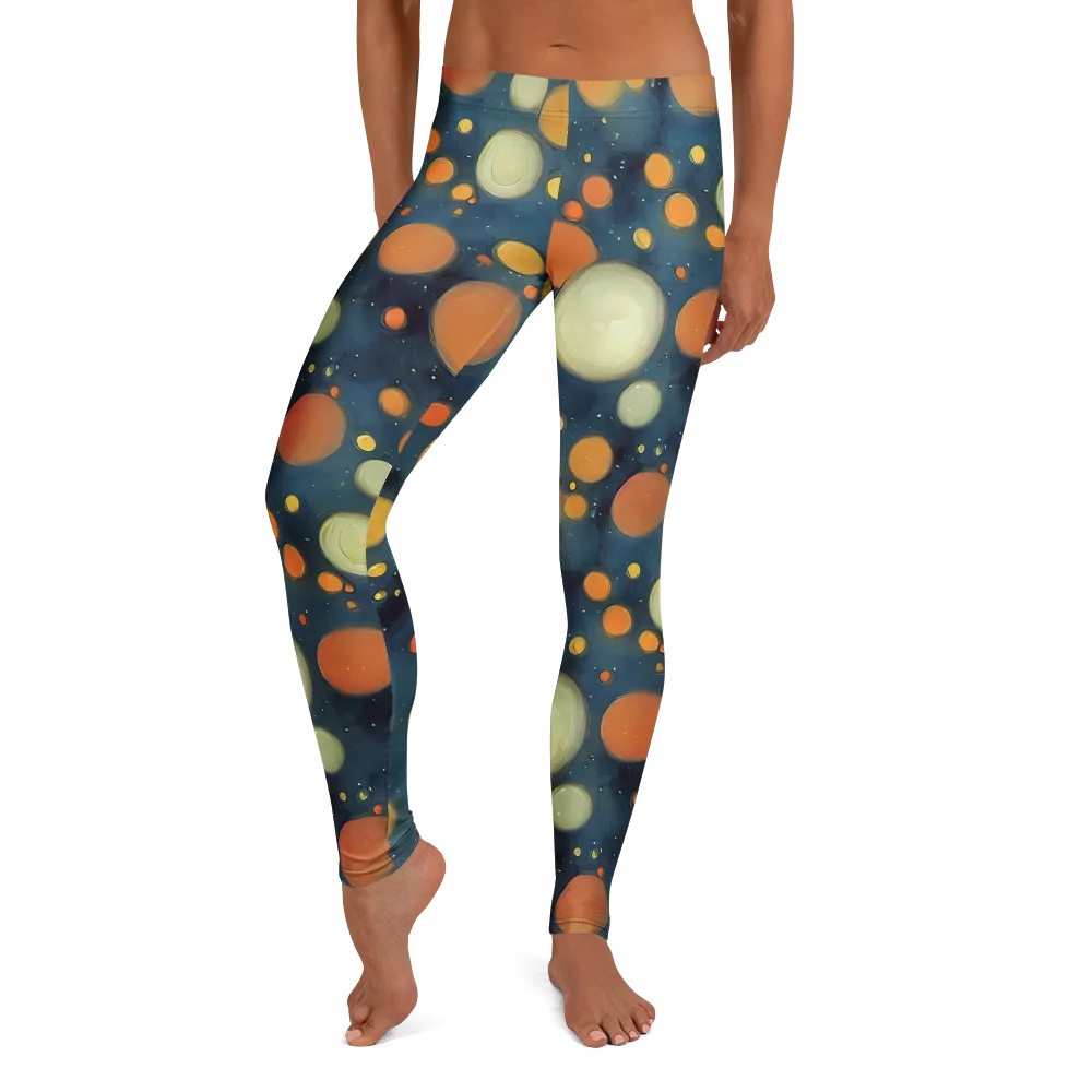 Midnight Orbs on Leggings — Front
