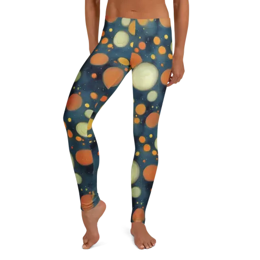 Midnight Orbs on a Leggings