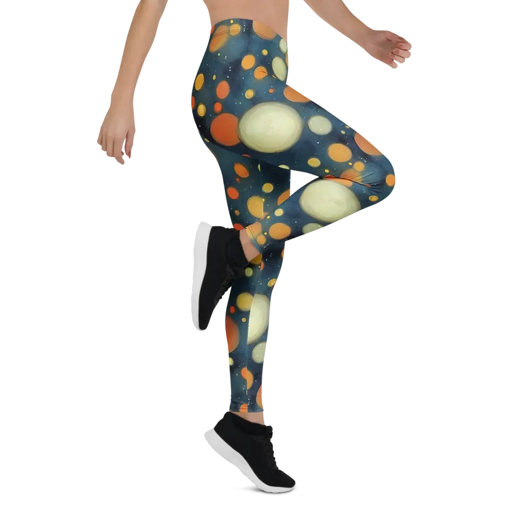 Midnight Orbs on Leggings — Right