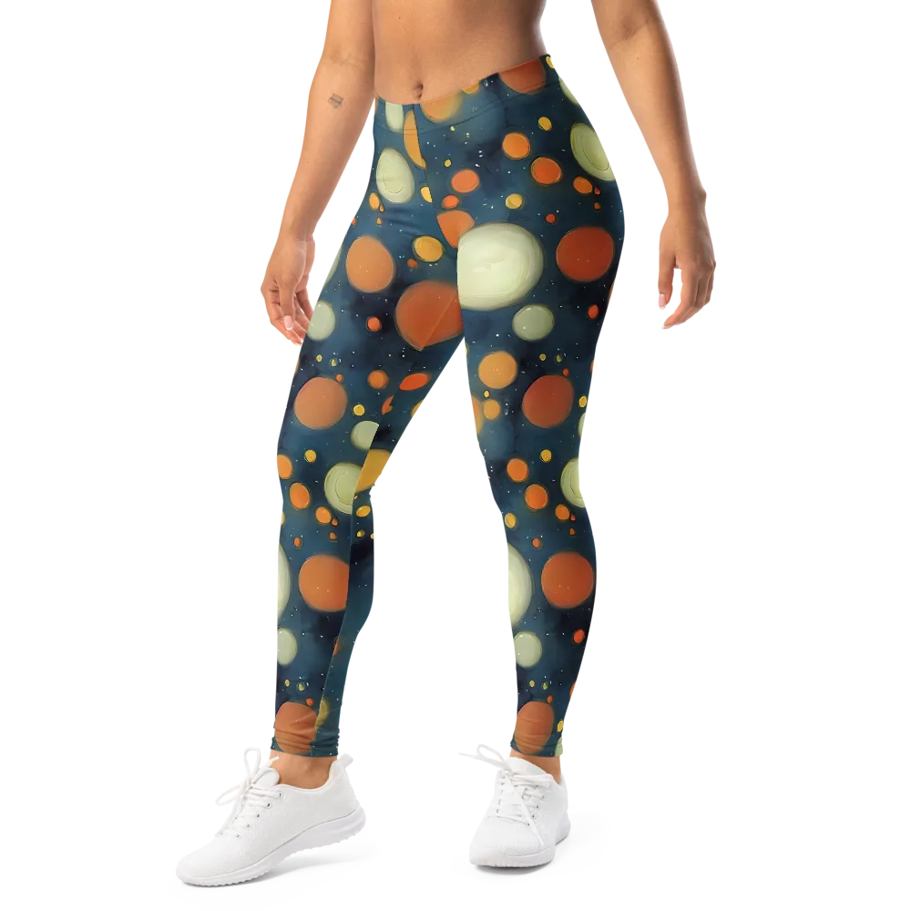 Midnight Orbs on Leggings — Left Front