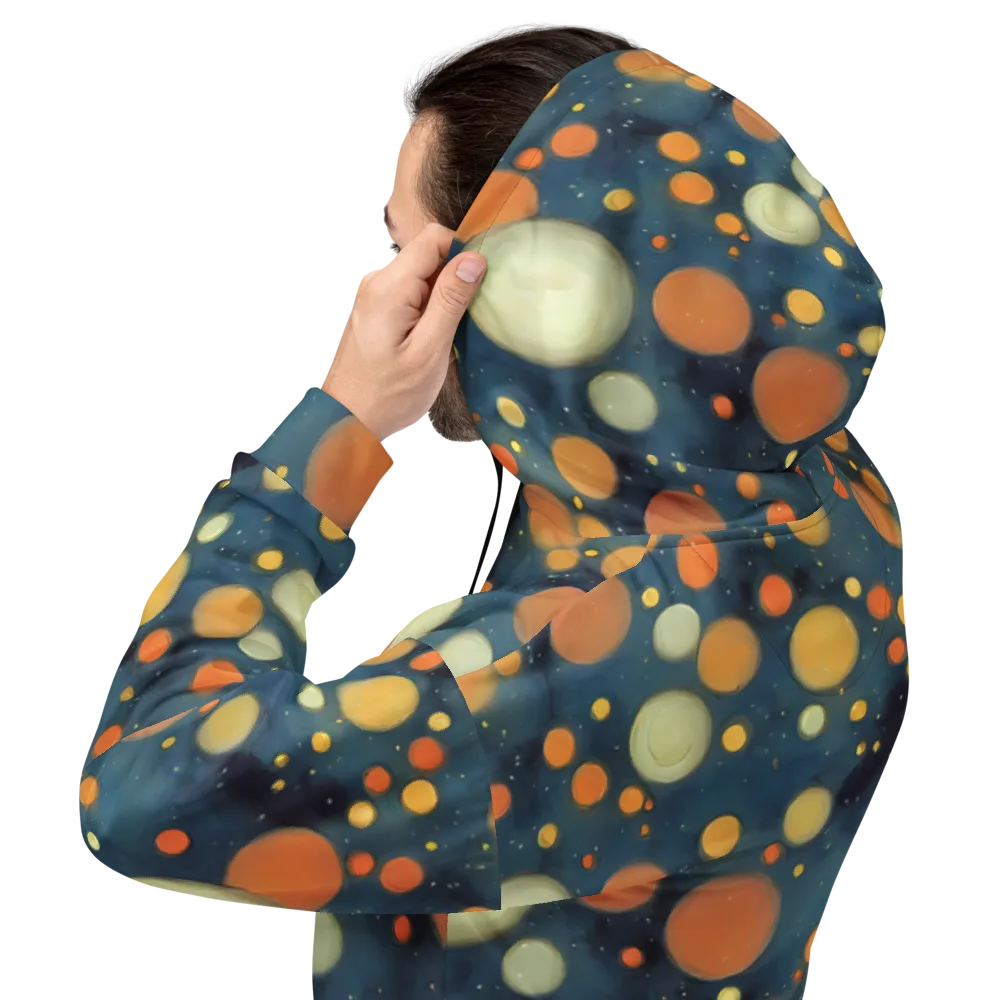 Midnight Orbs on Hoodie — Back