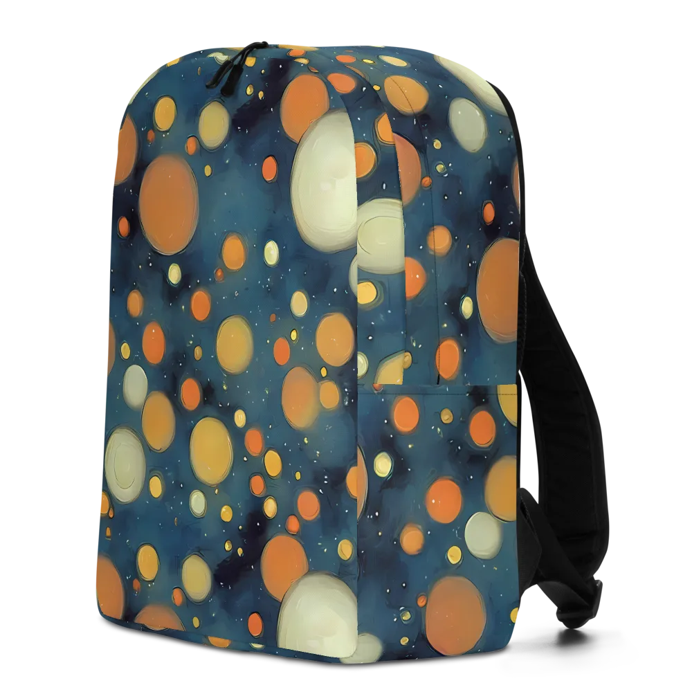 Midnight Orbs on Minimalist Backpack — Left
