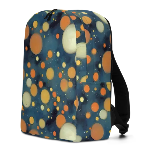 Midnight Orbs on a Minimalist Backpack