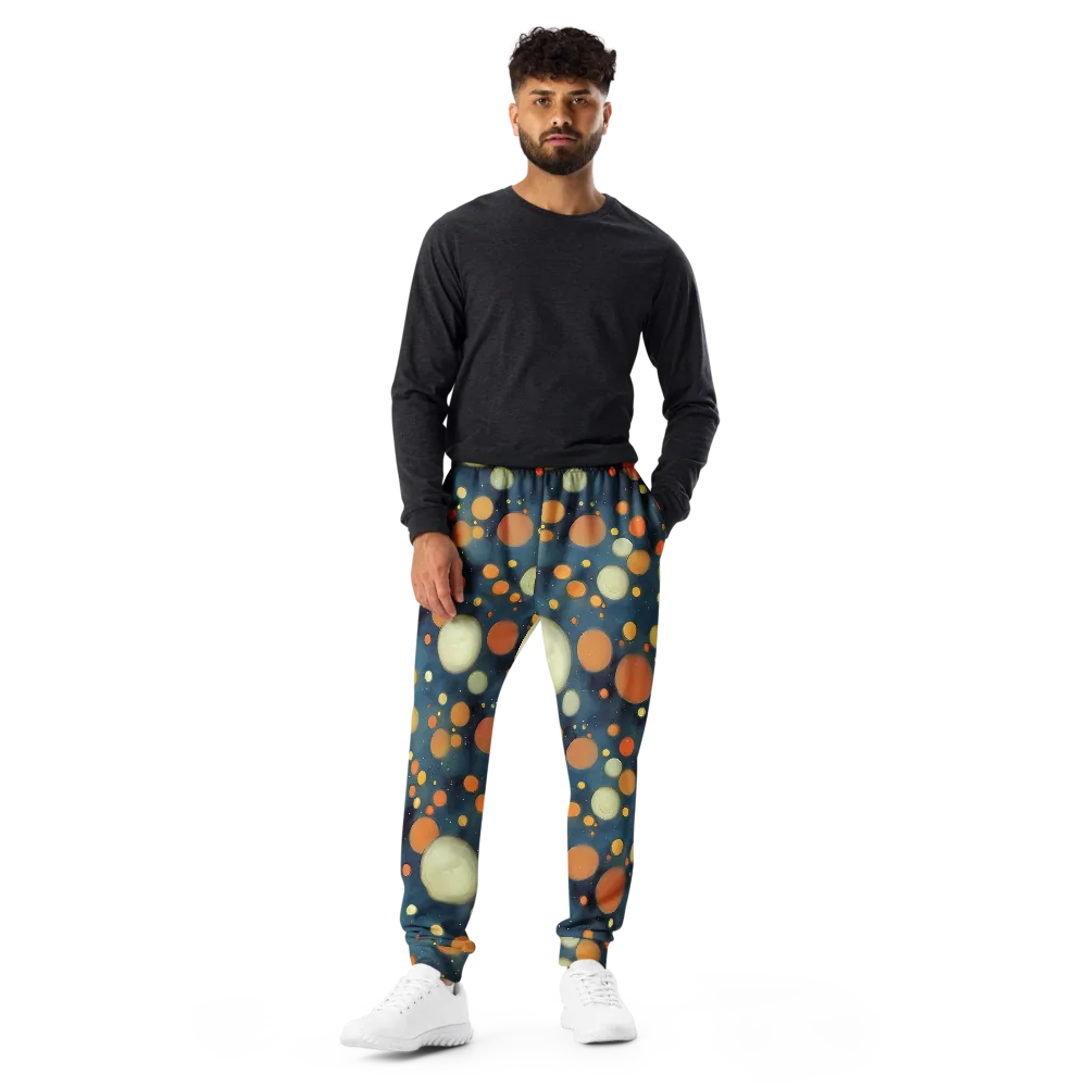 Midnight Orbs on Men's Joggers — Front