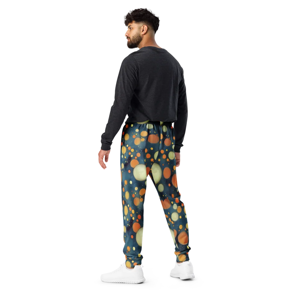 Midnight Orbs on Men's Joggers — Back