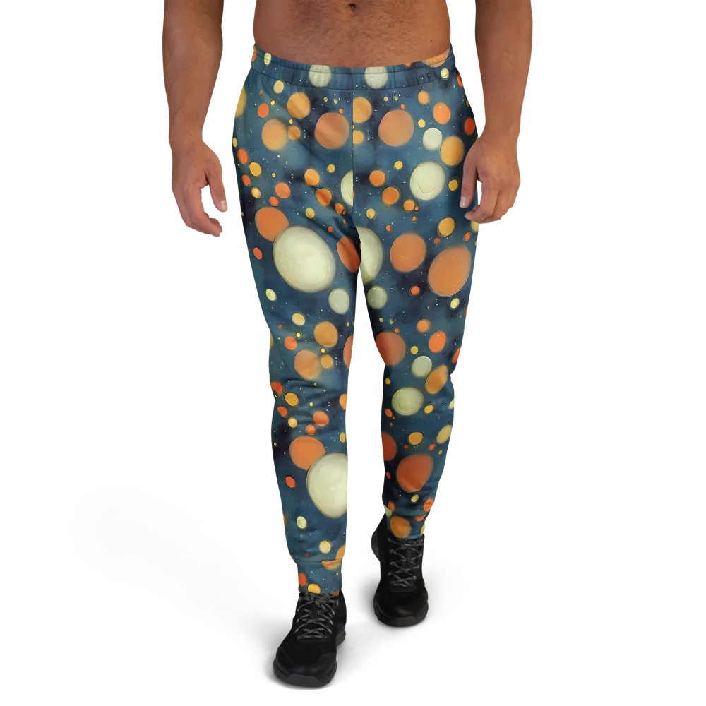 Midnight Orbs on Men's Joggers — Front