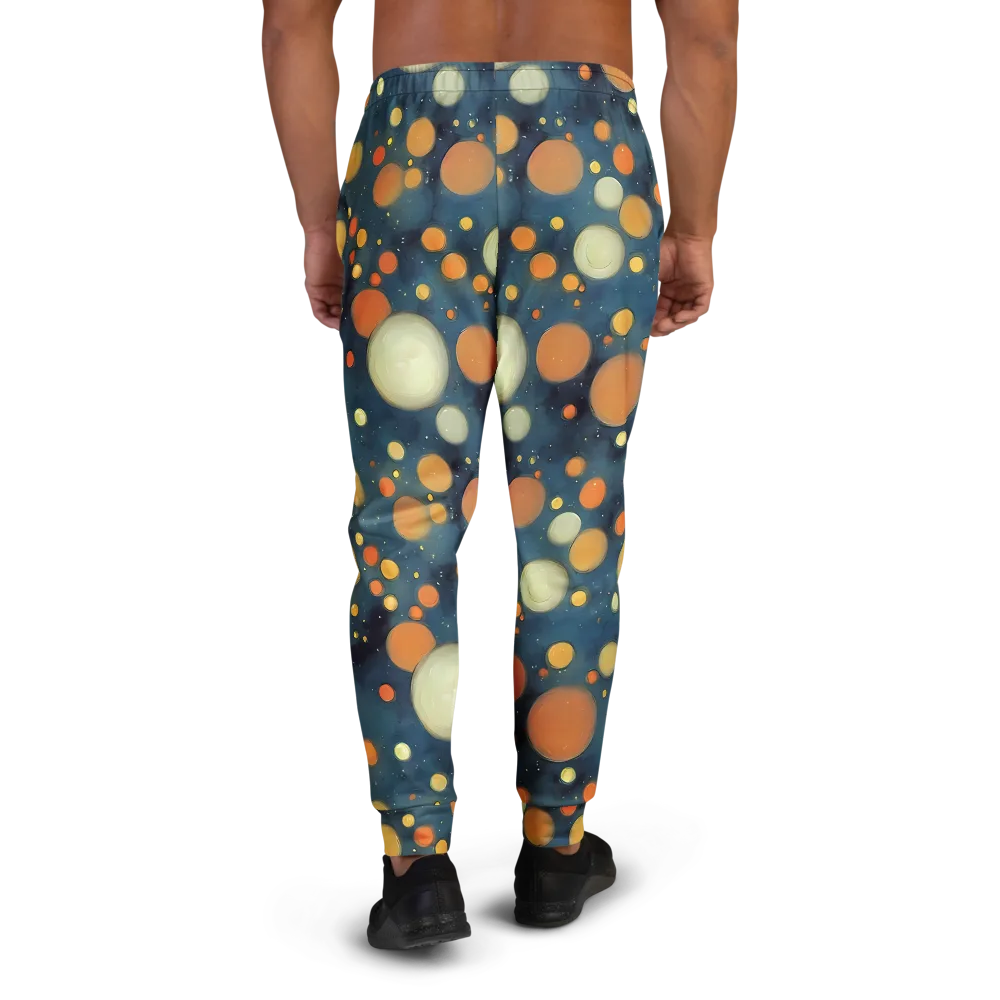 Midnight Orbs on Men's Joggers — Back