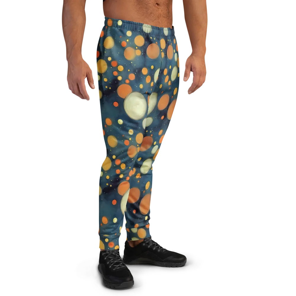 Midnight Orbs on Men's Joggers — Right