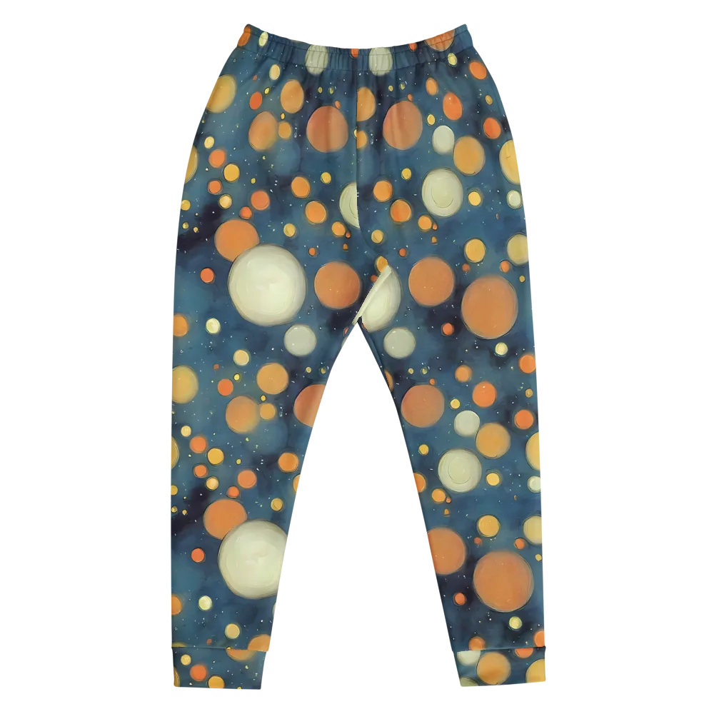 Midnight Orbs on Men's Joggers — Front