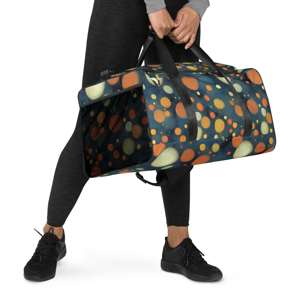 Midnight Orbs on Duffle Bag — Right Front