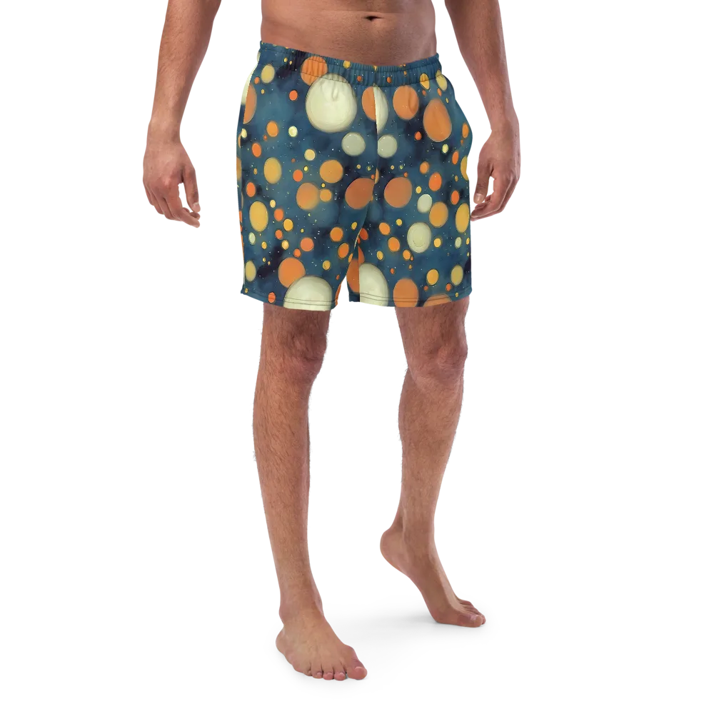 Midnight Orbs on Swim Trunks — Front