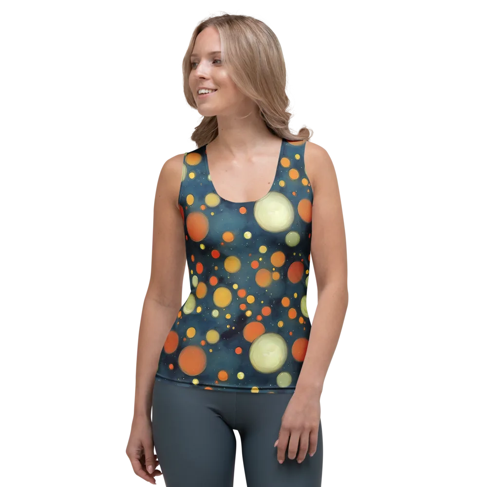 Midnight Orbs on Women's Tank Top — Front