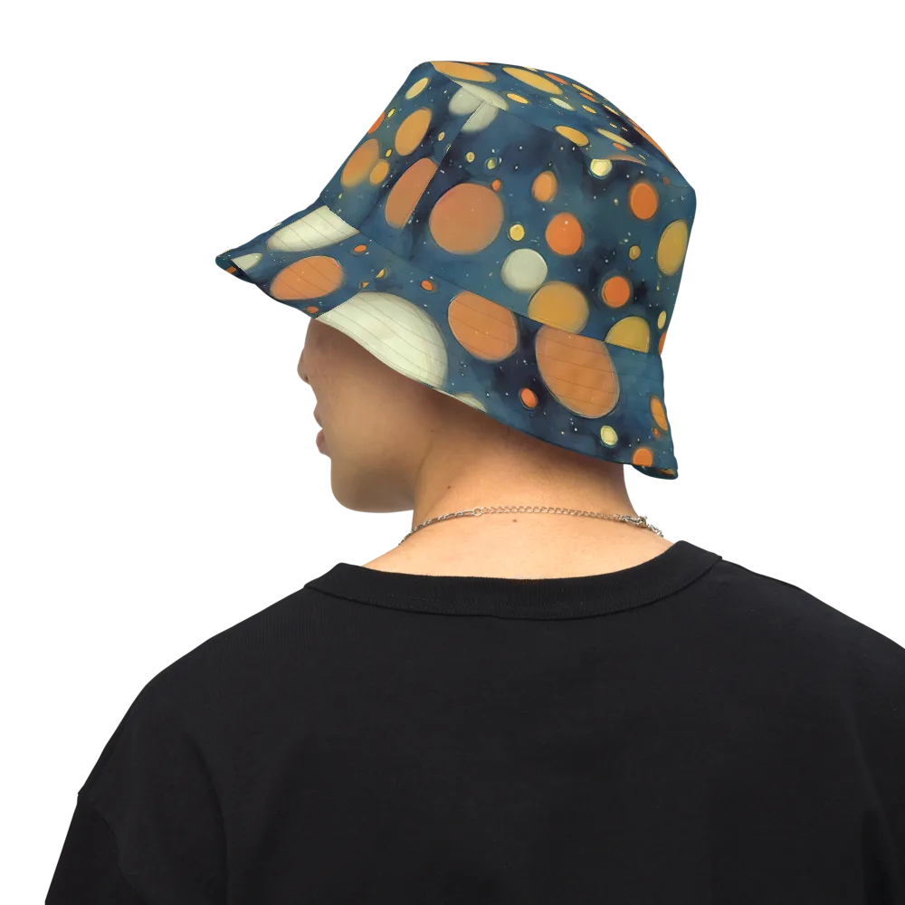 Midnight Orbs on Reversible Bucket Hat — Back Inside