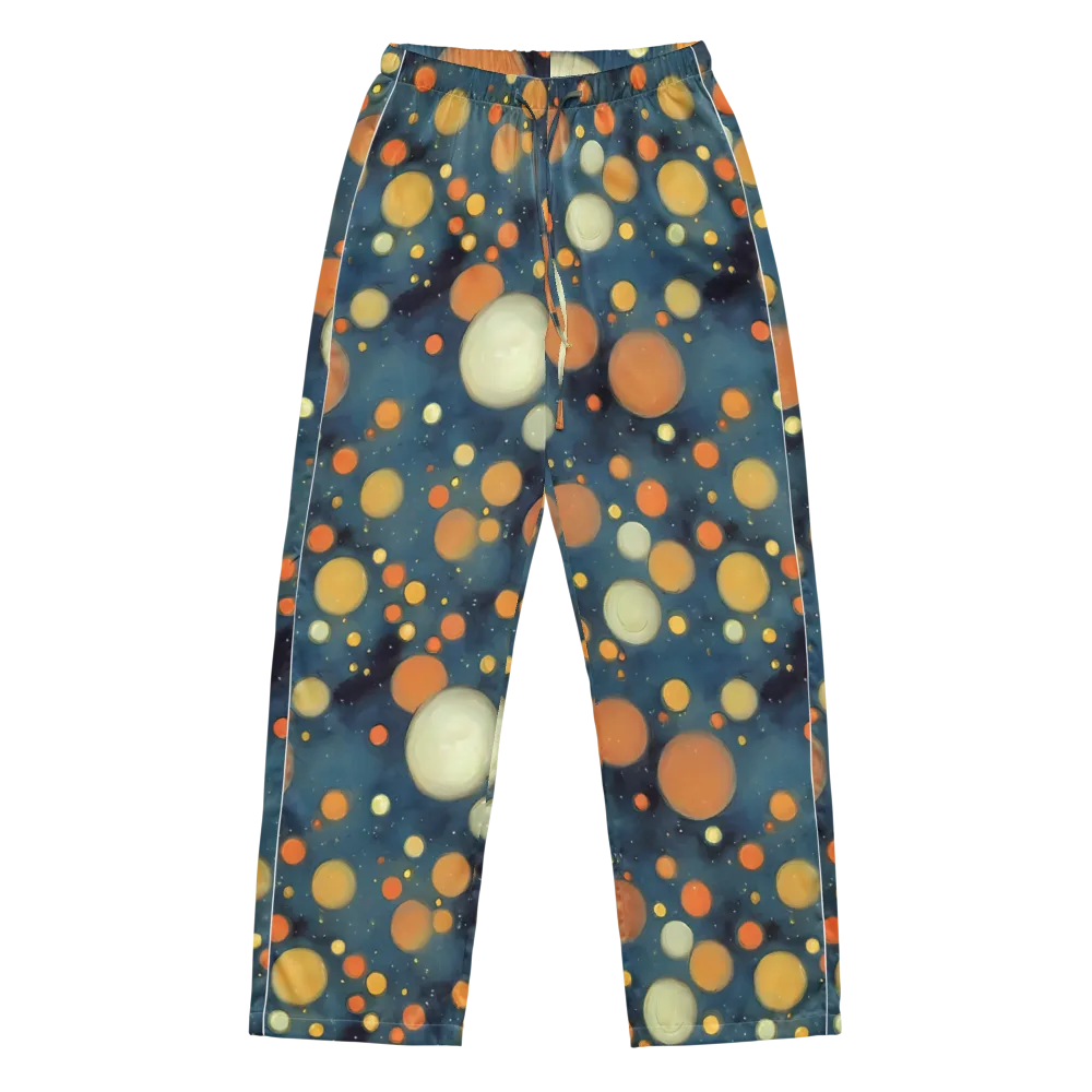 Midnight Orbs on Women's Pajama Pants — Front