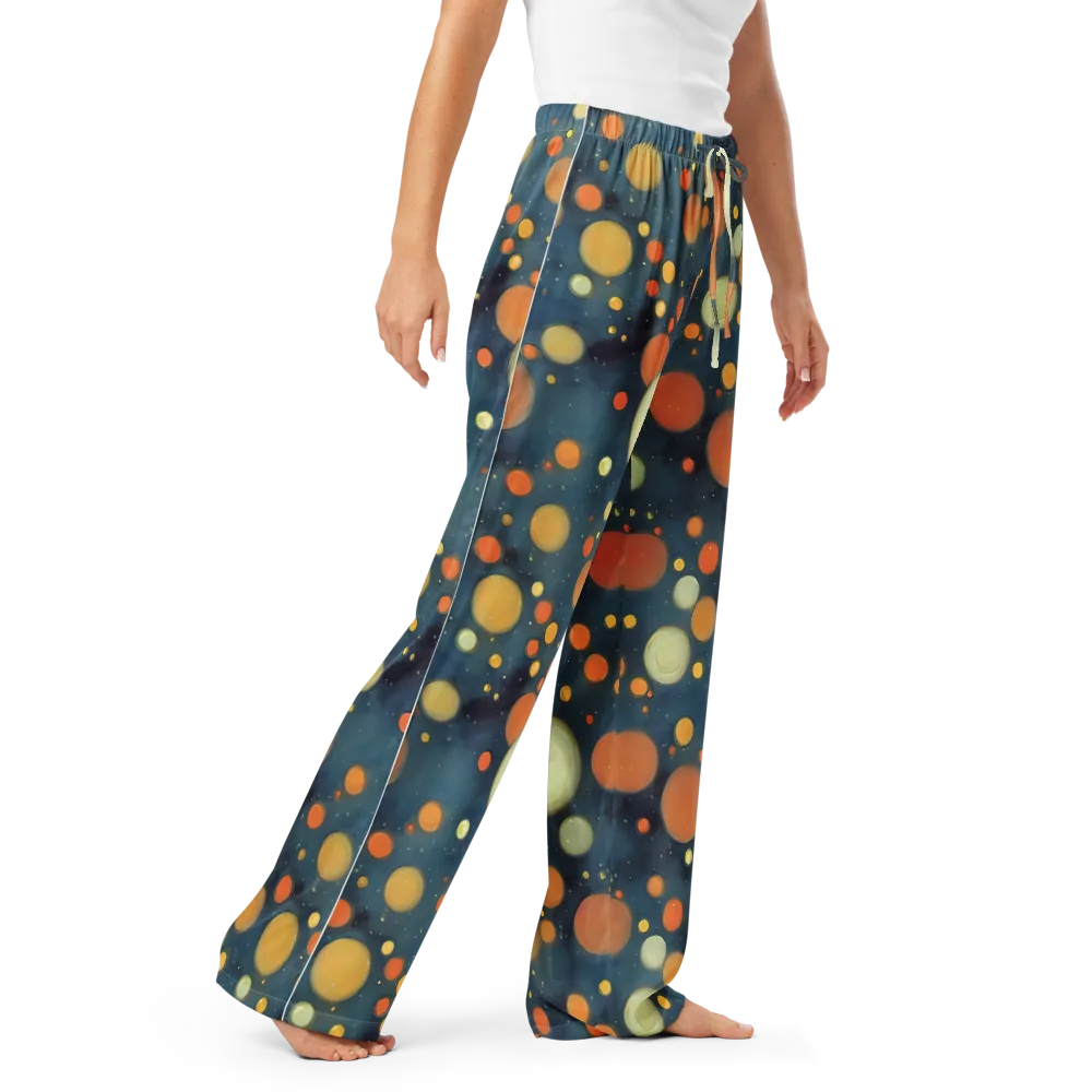 Midnight Orbs on Women's Pajama Pants — Right Front