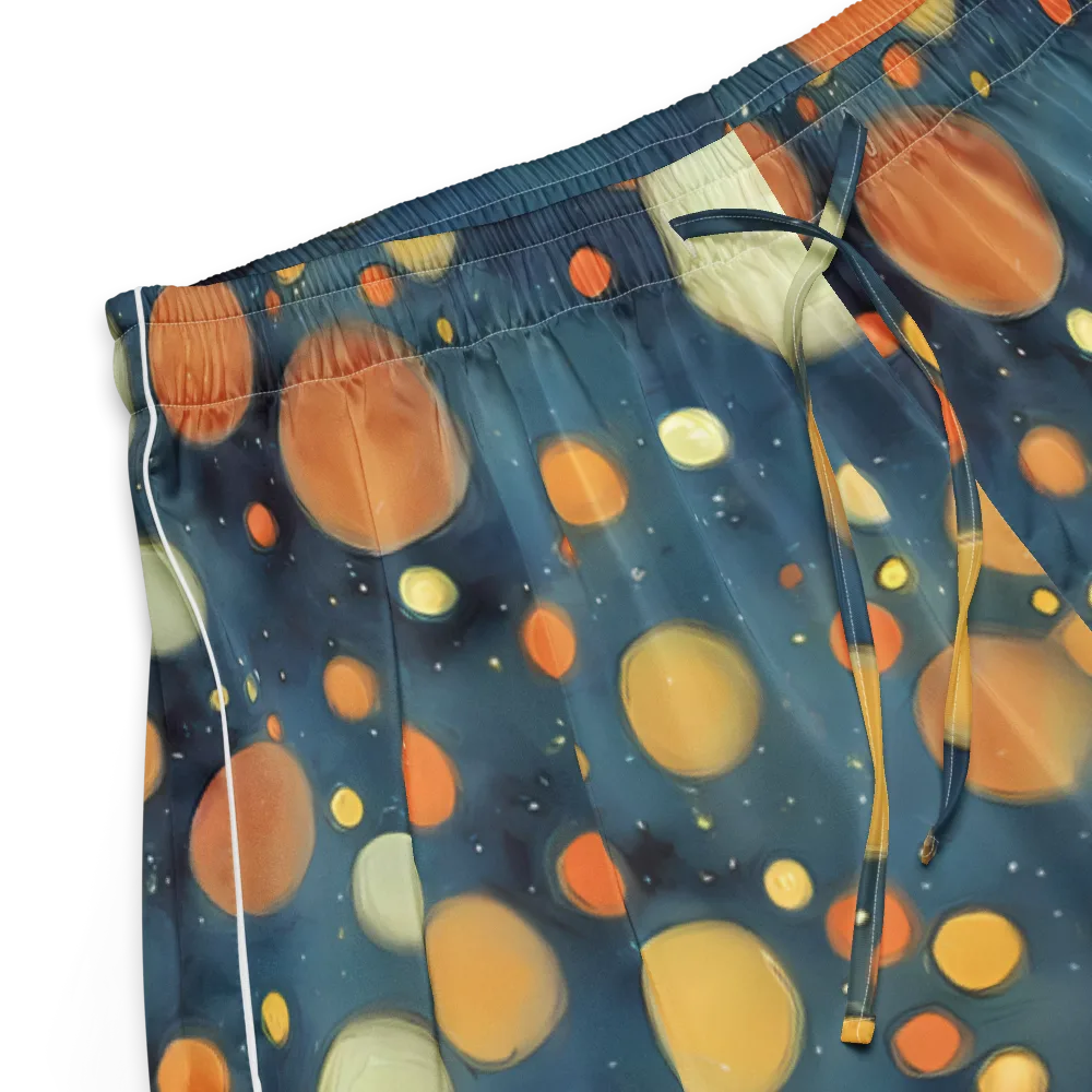 Midnight Orbs on Women's Pajama Shorts — Product details