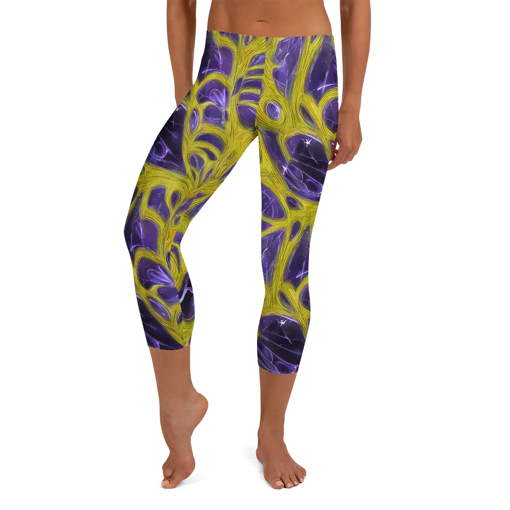 Violet Nerve on Capri Leggings — Front