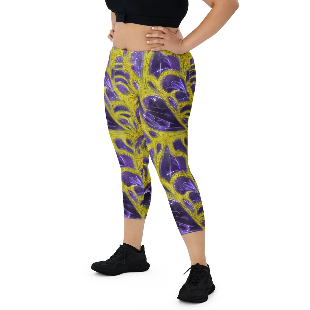 Violet Nerve on Capri Leggings — Front