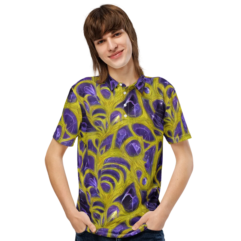 Violet Nerve on Men's Slim Fit Polo Shirt — Front