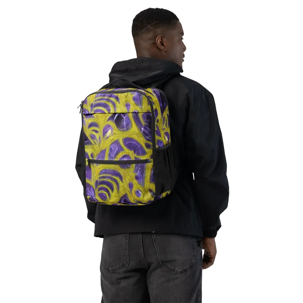 Violet Nerve on Utility Backpack — Back