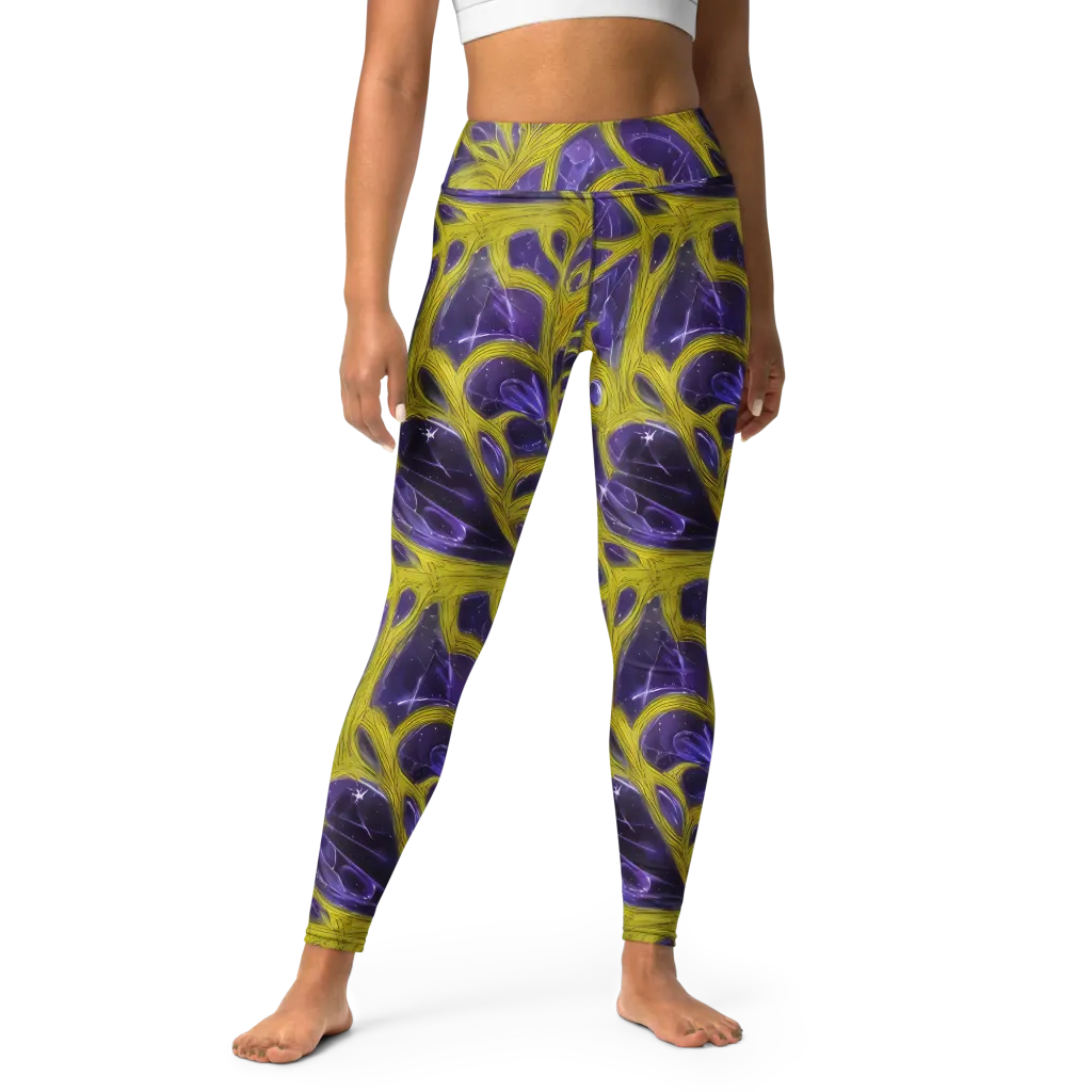 Violet Nerve on Yoga Leggings — Front
