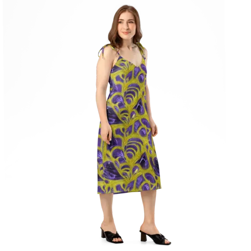 Violet Nerve on a Slip Dress