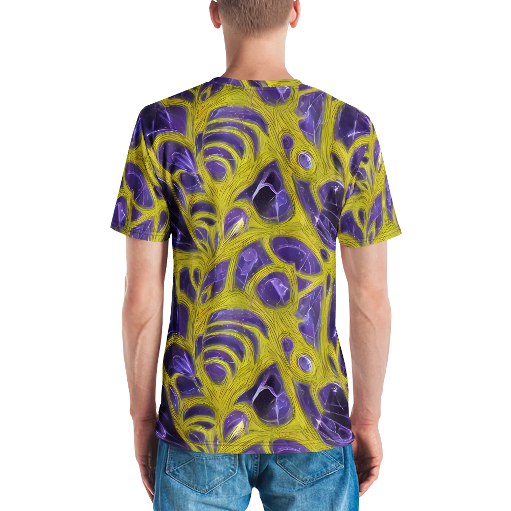 Violet Nerve on Men's Crew Neck T-Shirt — Back