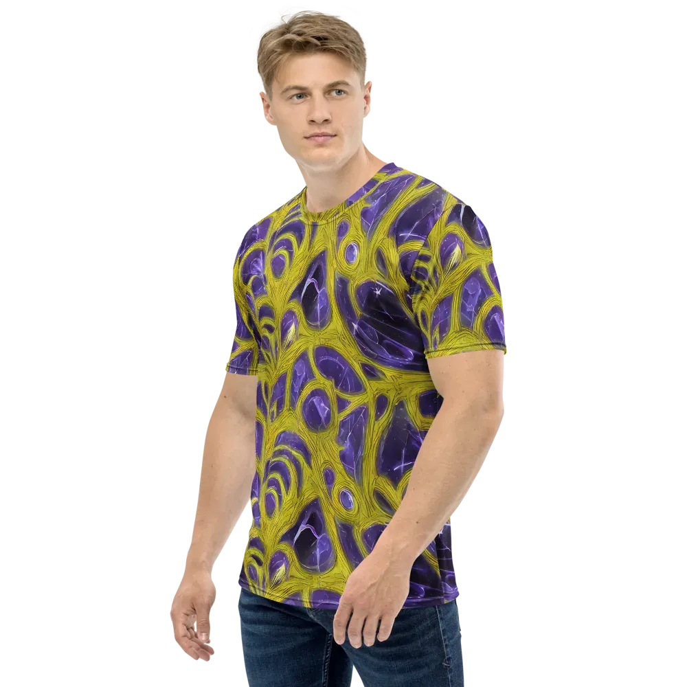 Violet Nerve on Men's Crew Neck T-Shirt — Left