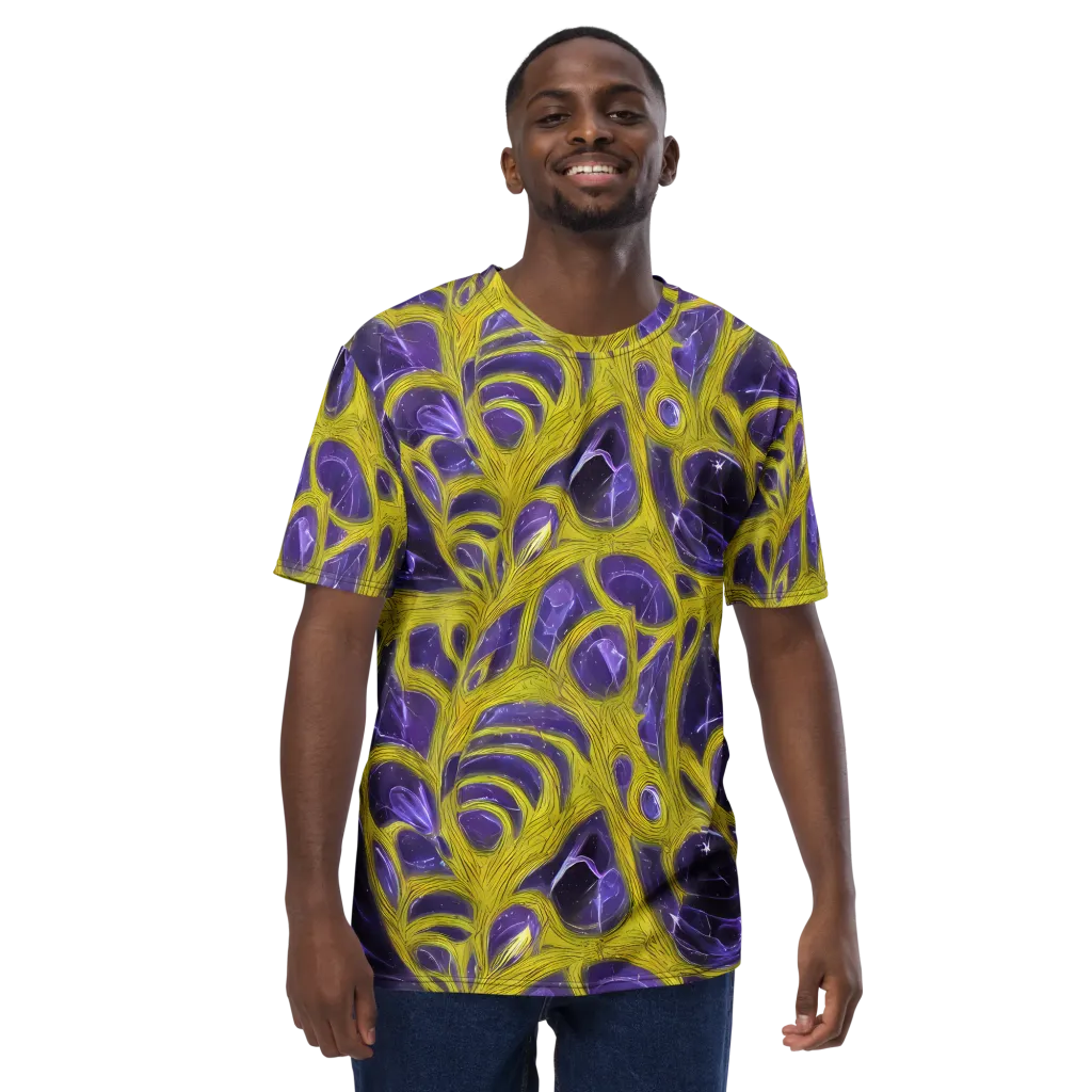 Violet Nerve on Men's Crew Neck T-Shirt — Front