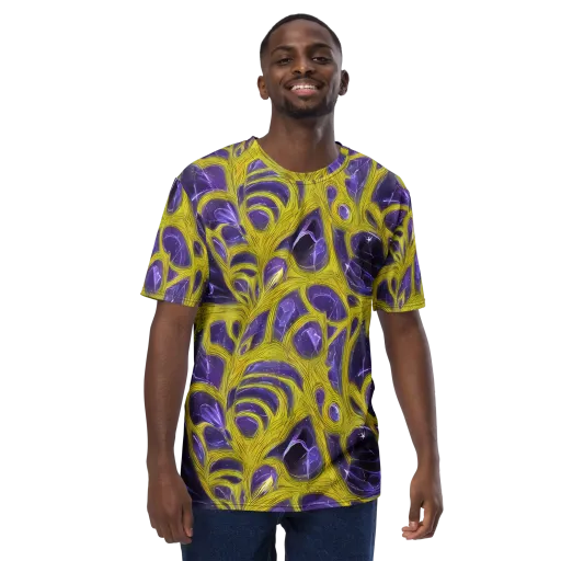 Violet Nerve on a Men's Crew Neck T-Shirt