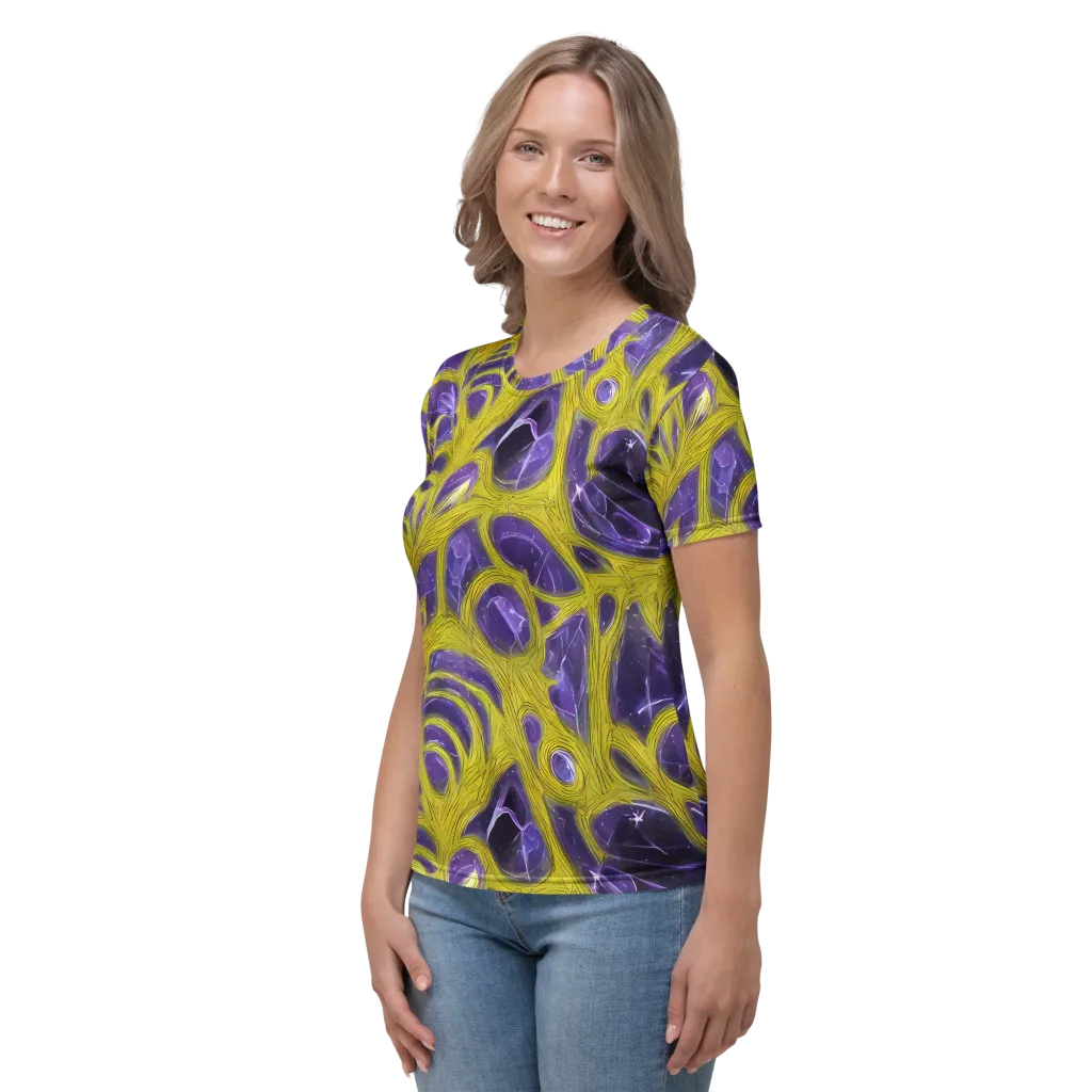 Violet Nerve on Women's Crew Neck T-Shirt — Left