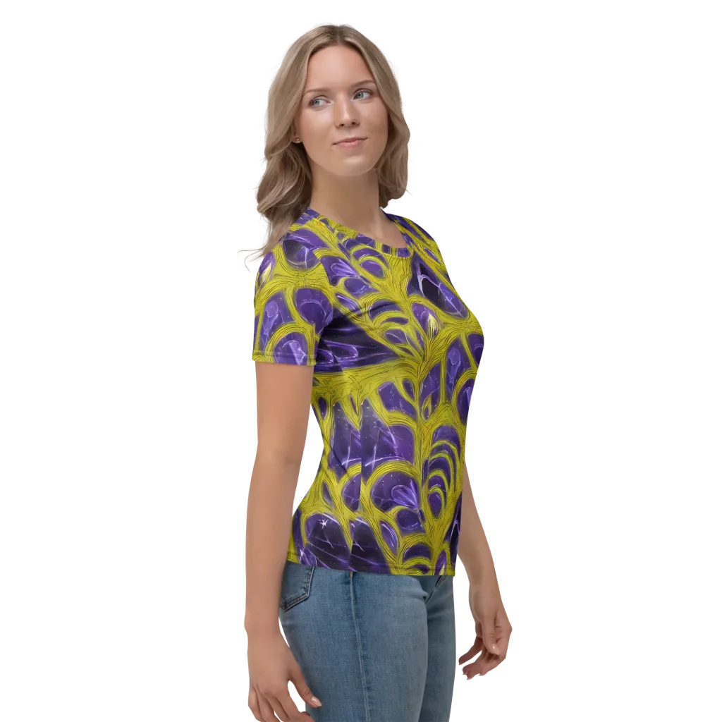 Violet Nerve on Women's Crew Neck T-Shirt — Right