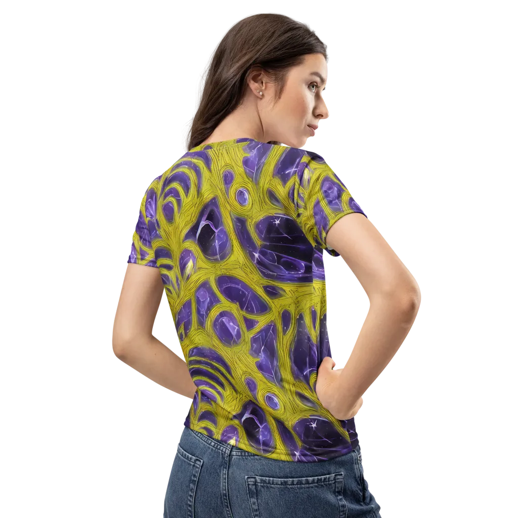 Violet Nerve on Women's Crew Neck T-Shirt — Back