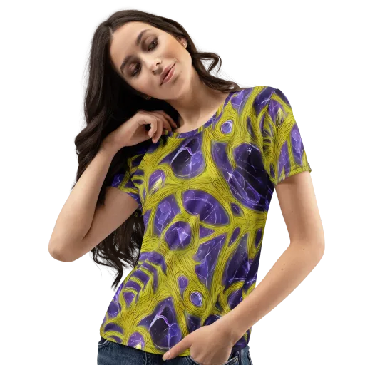 Violet Nerve on a Women's Crew Neck T-Shirt