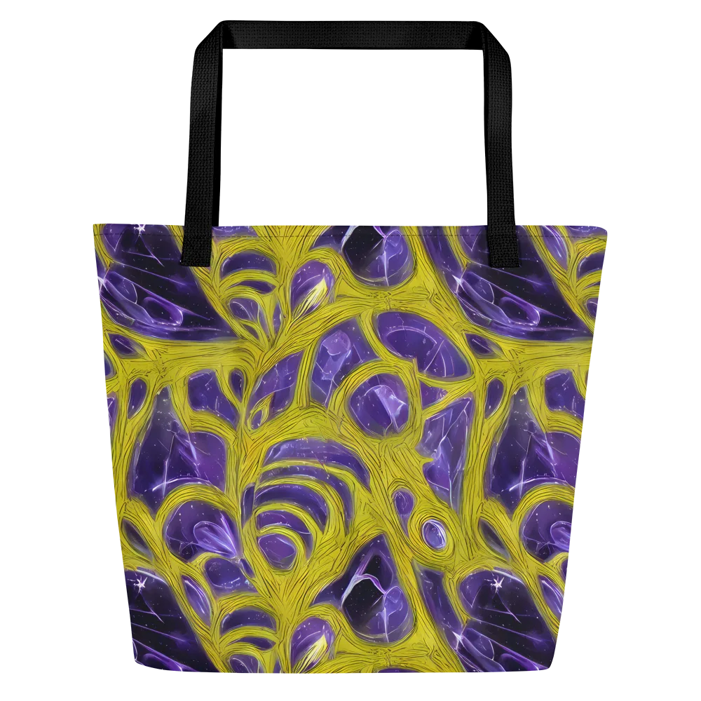 Violet Nerve on Large Tote Bag W/ Pocket — Front
