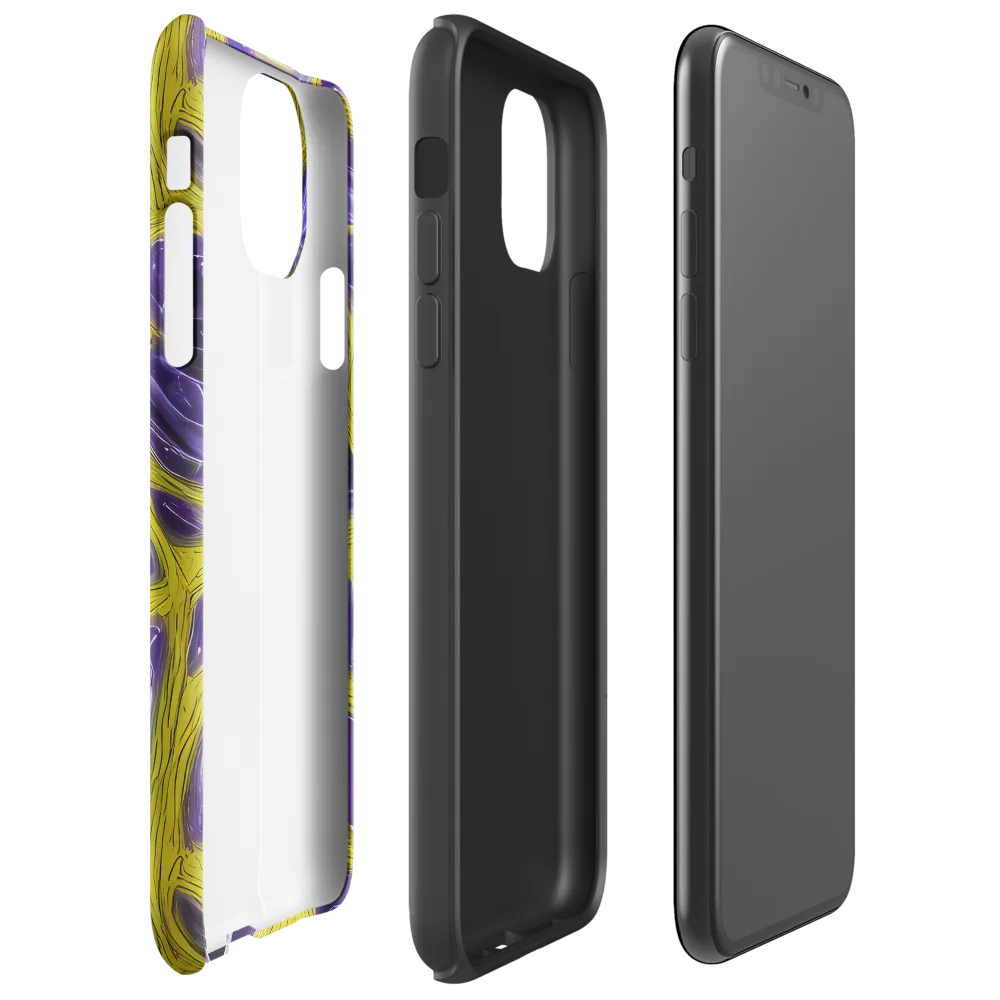 Violet Nerve on Tough Case for iPhone® — Right