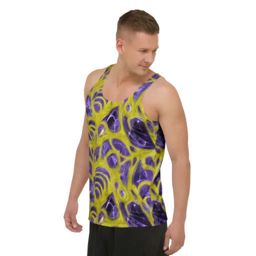 Violet Nerve on a Men's Tank Top