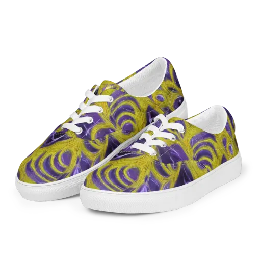 Violet Nerve on a Men's Lace-Up Canvas Shoes